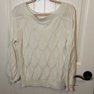 Gilli Wool Blend White Sweater